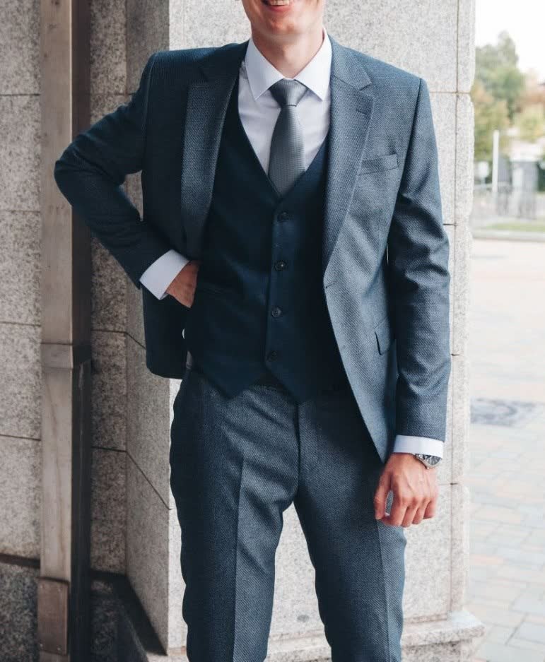 Muško trodijelno odelo Frank Bernard