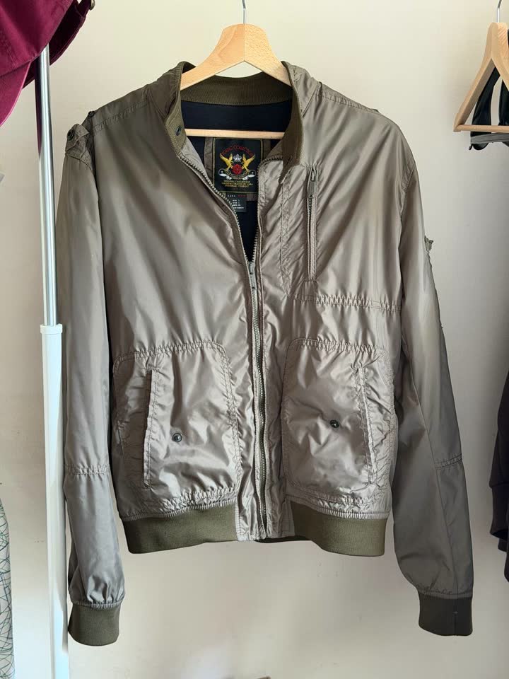 Винтажный бомбер Zara Man