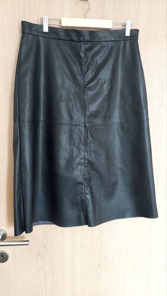 Юбка миди из экокожи H&M