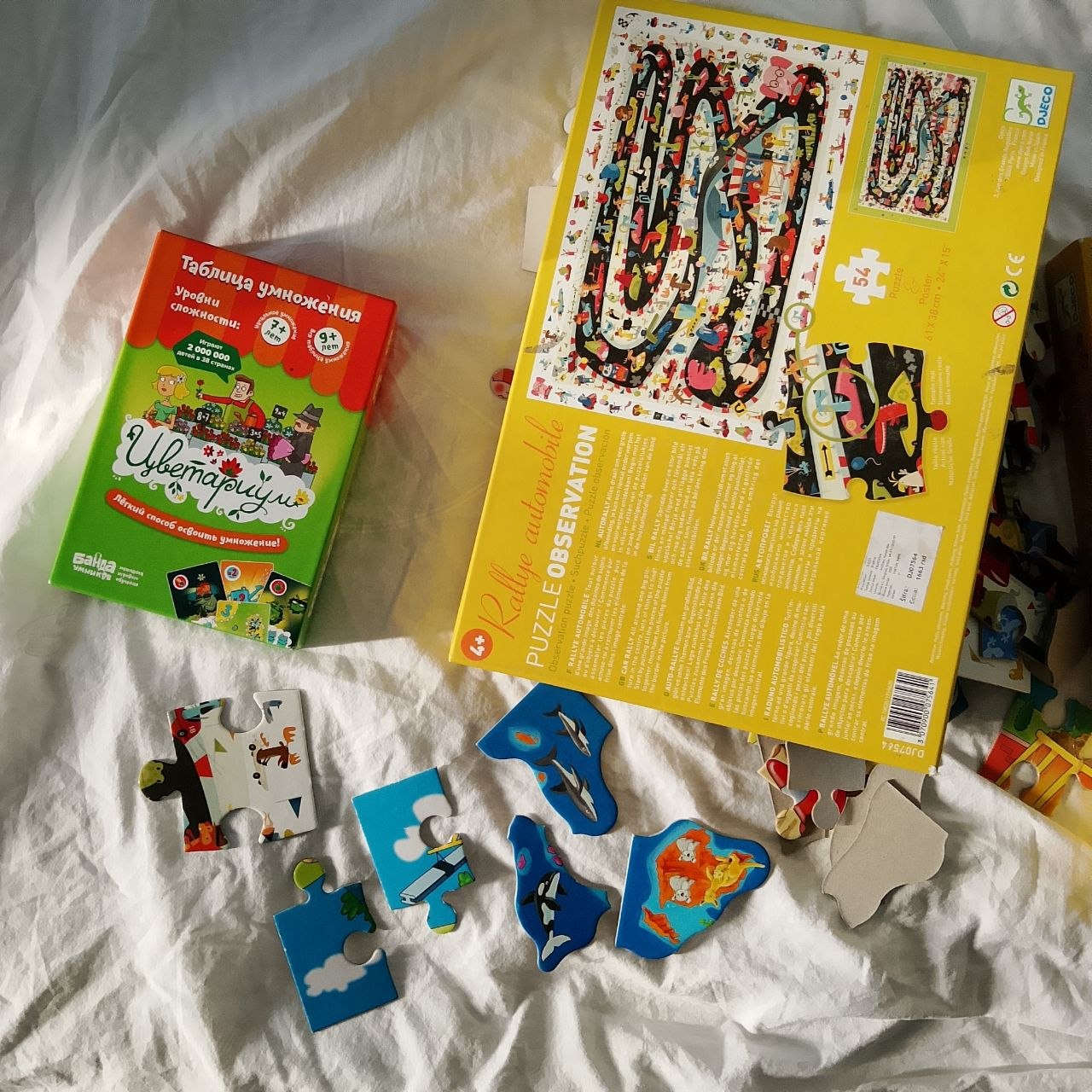 Cvetarium, puzzle Djeco i Ravensburger