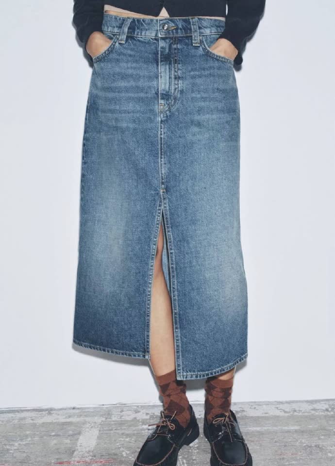 Джинсовая юбка Zara