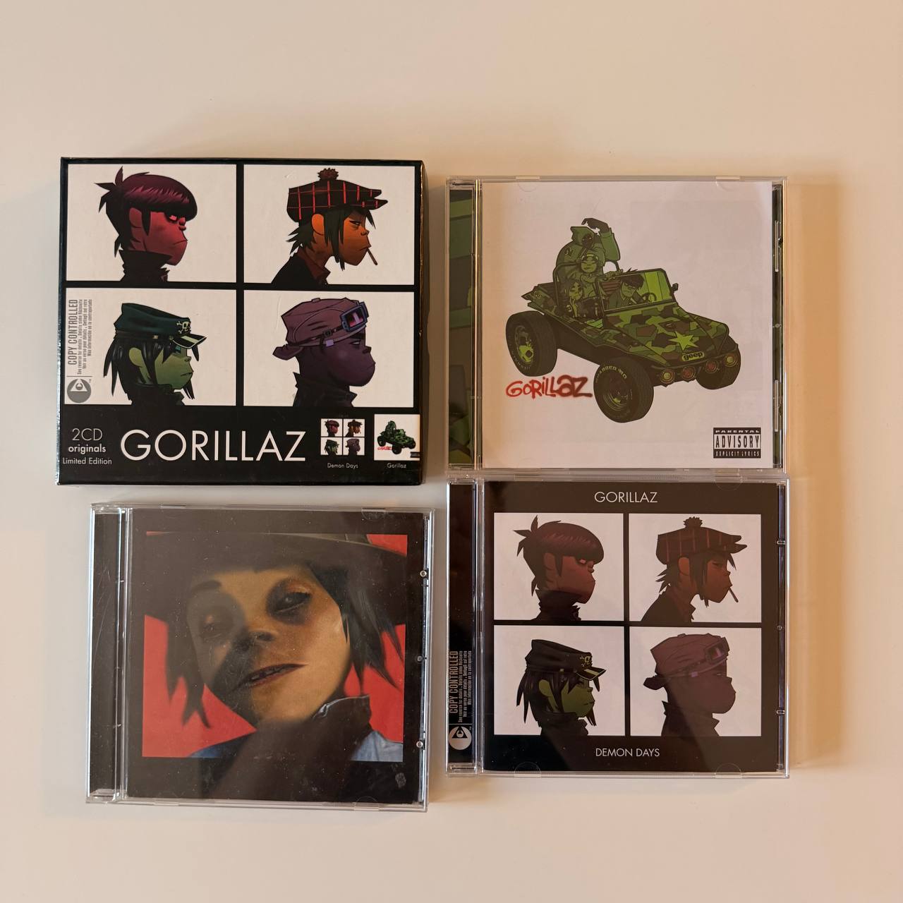 Диски GORILLAZ