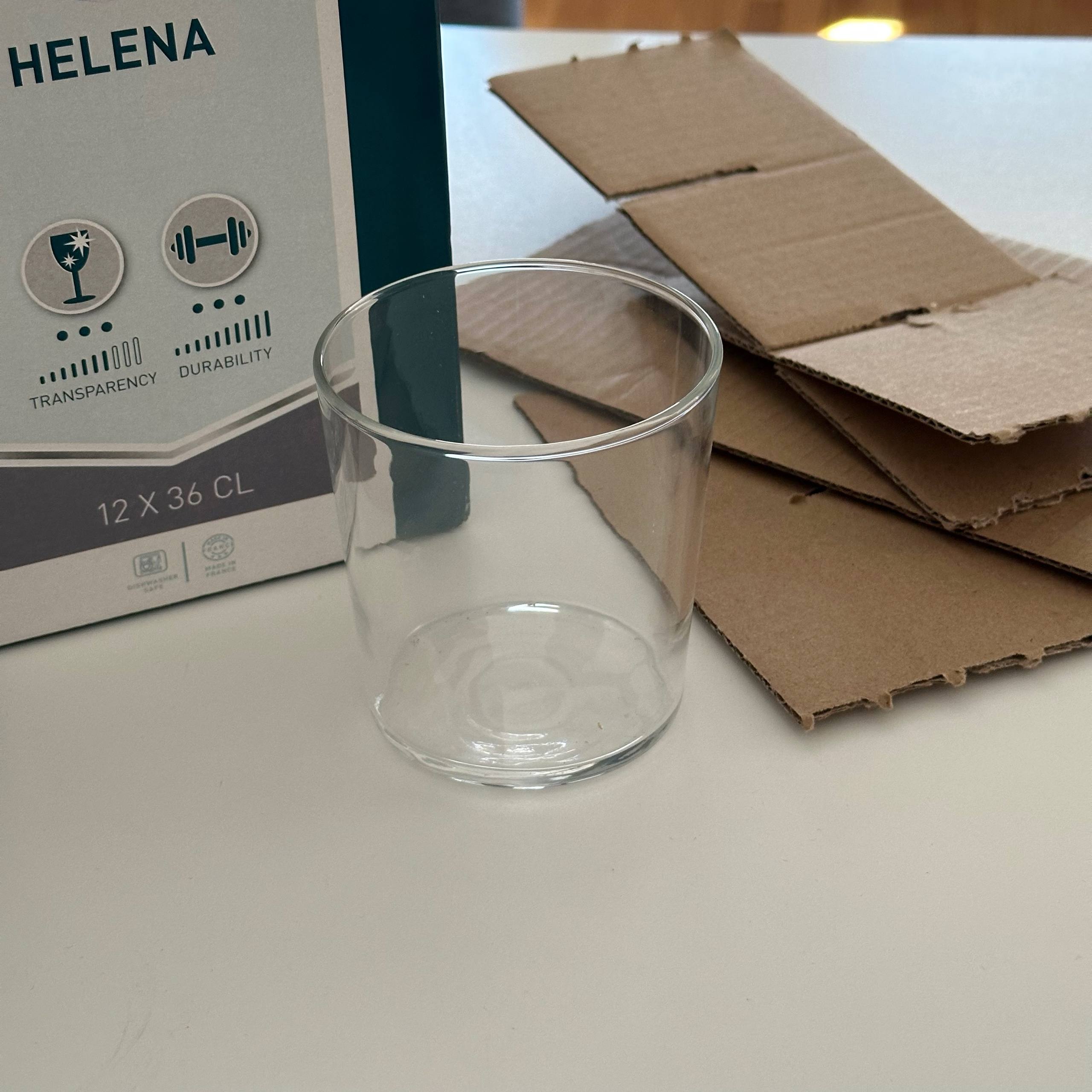 6 staklenih čaša Helena