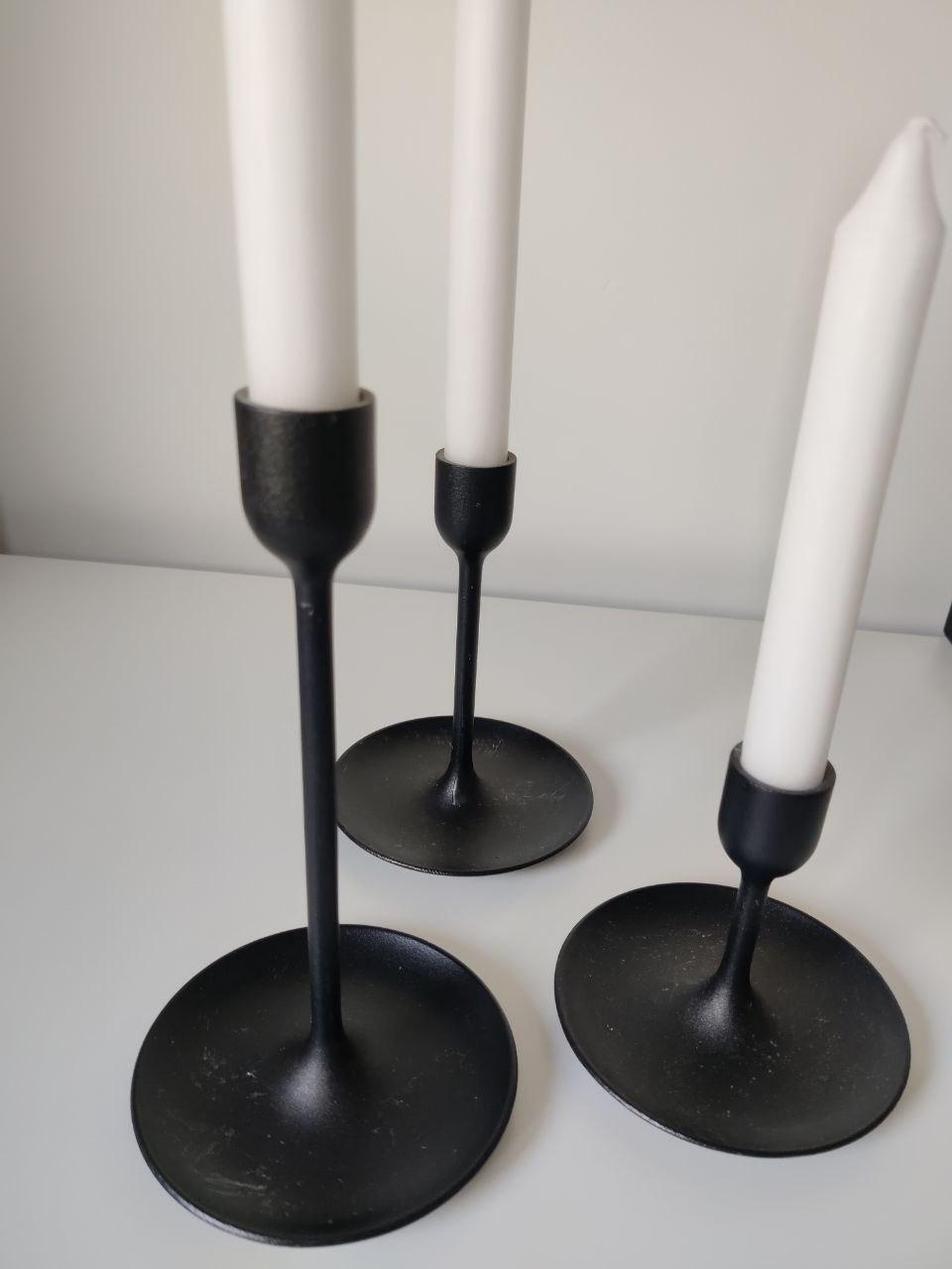 Svećnjaci FULLTALIG, IKEA (polovno). Stanje - blago izgrebani (vidi se na fotografiji). Novi su