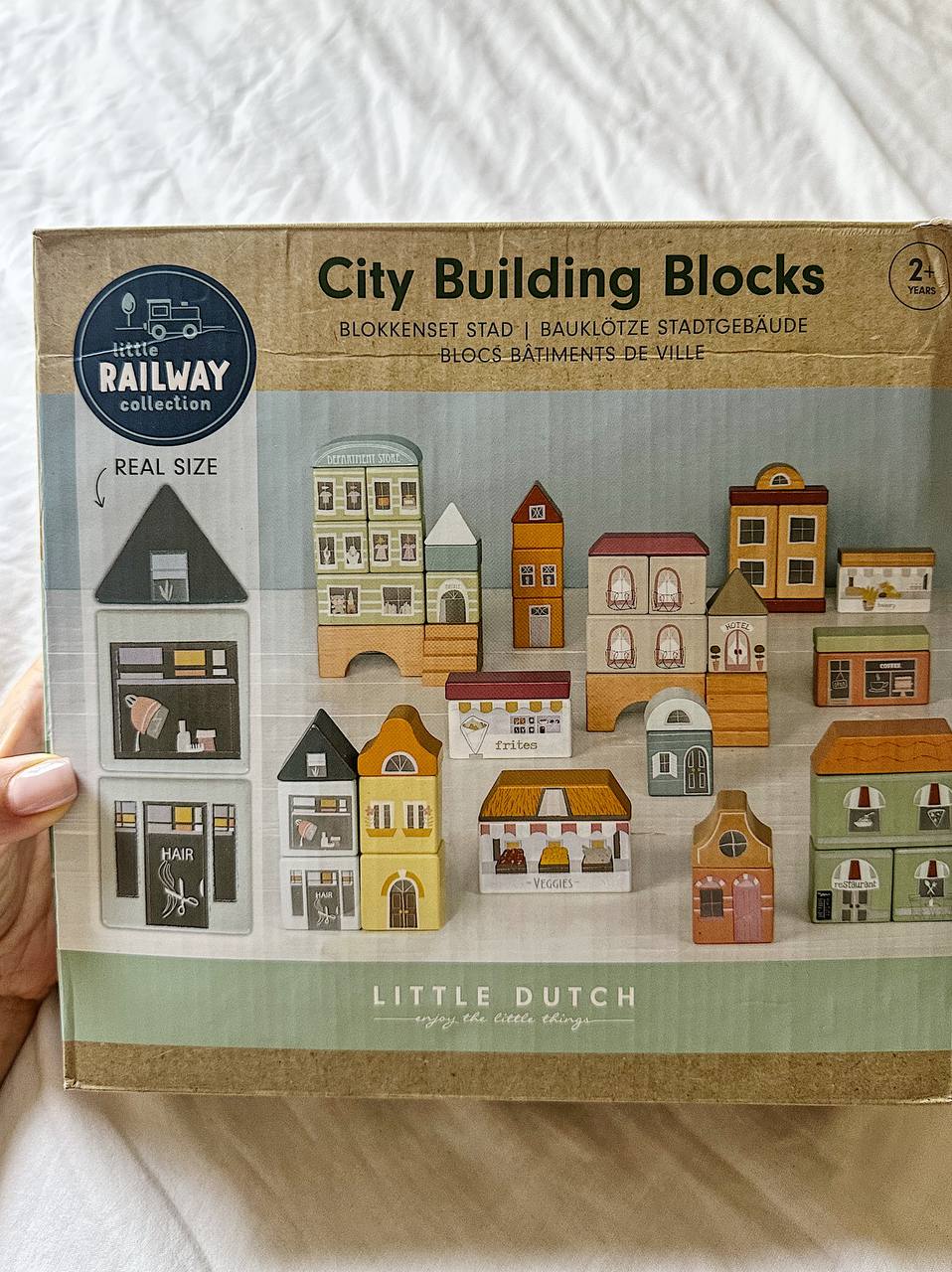 Set drvenih igračaka City Building Blocks
