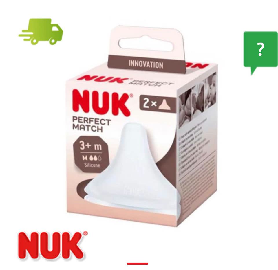 Новые соски NUK - 4 шт, размер M для деток 3+ мес.