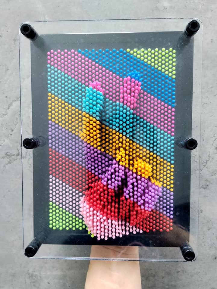 Игрушка 3D Pinart радужного цвета