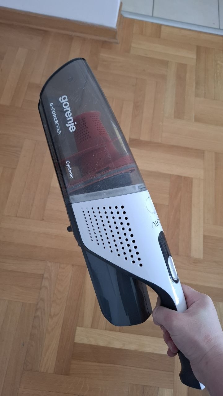 Вертикальный пылесос Gorenje