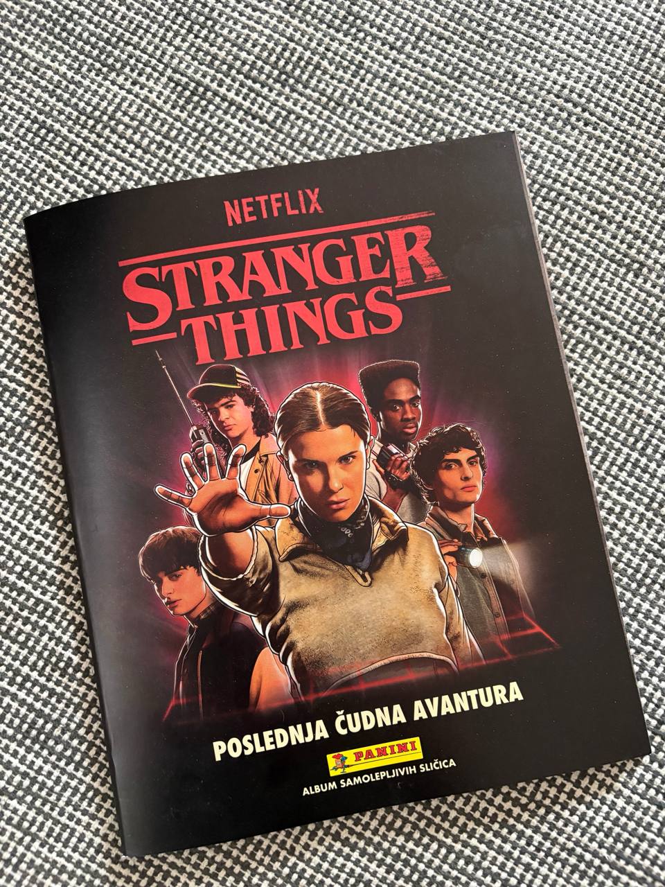 Časopis za sakupljanje sličica Stranger Things