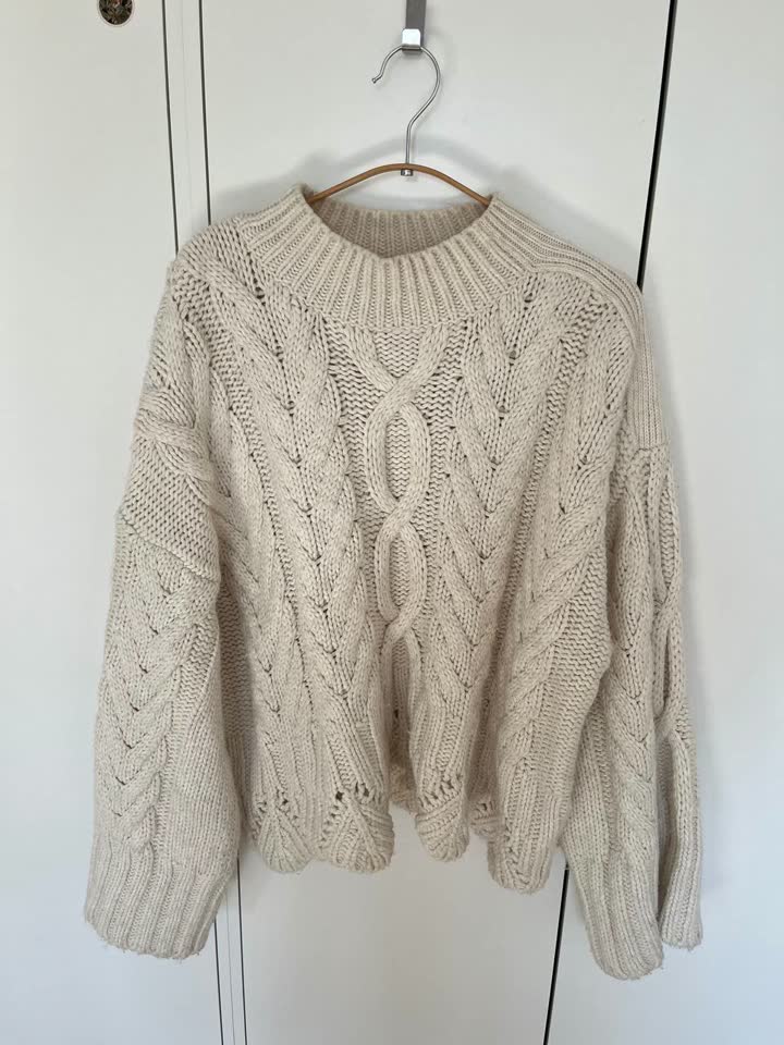 Свитер крупной вязки Zara