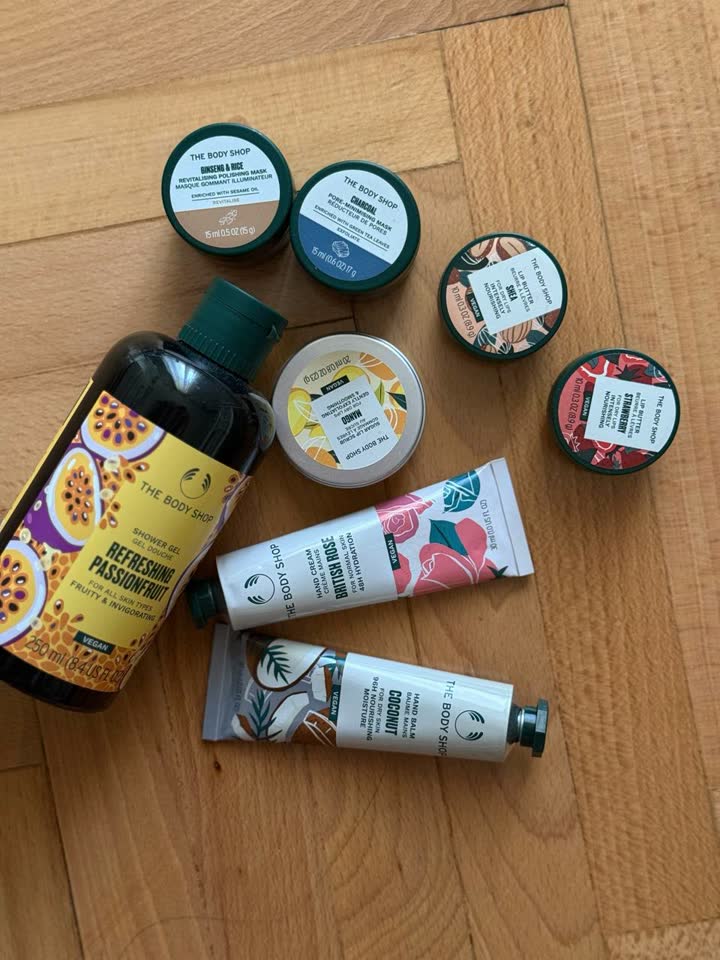 Новые (невскрытые) баночки the body shop