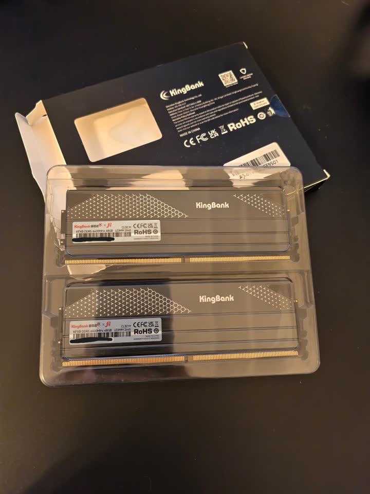 Оперативная память KingBank 96gb 6400 cl 32 UDIMM (48gb x2)