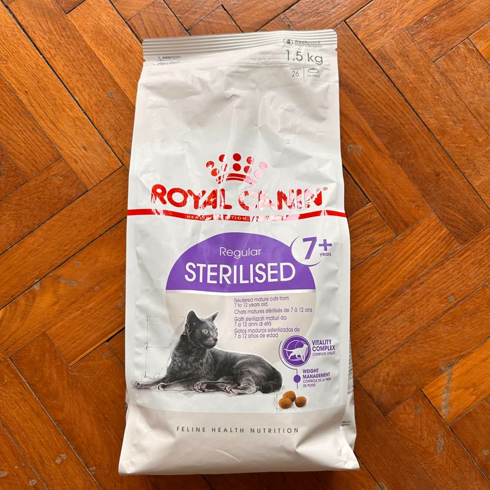 Корм для пожилых кошек Royal Canin Sterilised 7+, 1,5кг