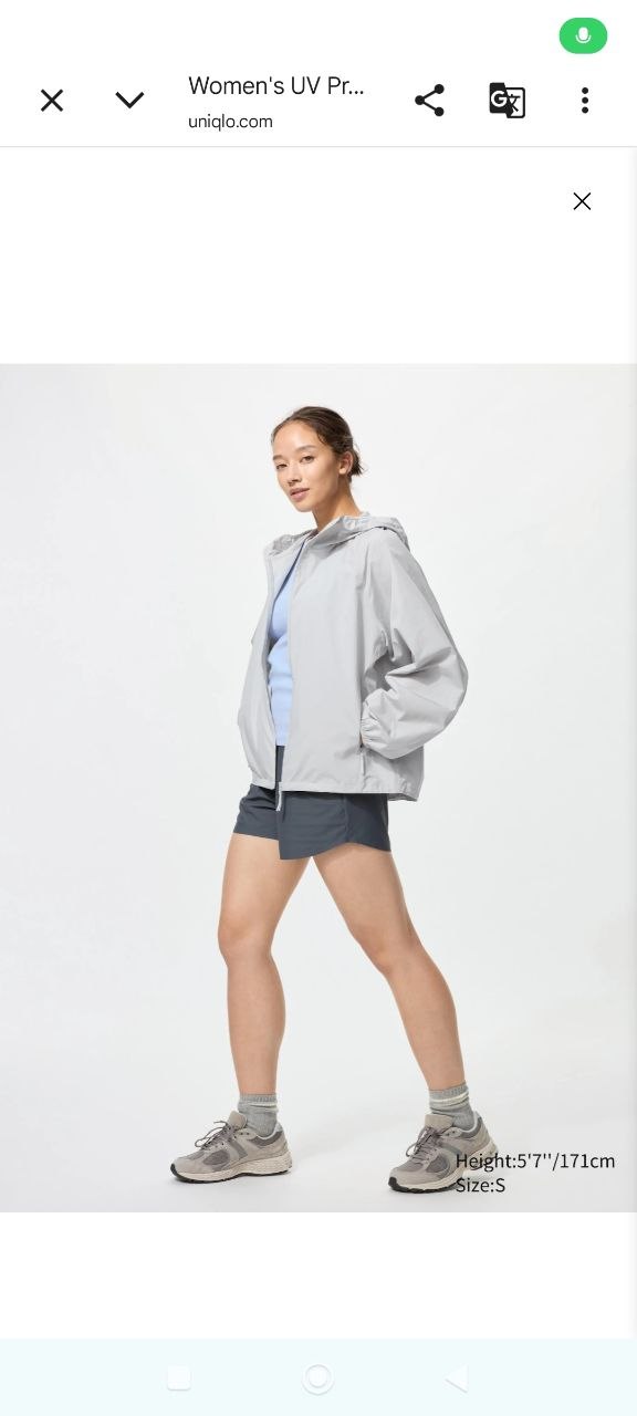 Продам ветровку Uniqlo с UV защитой