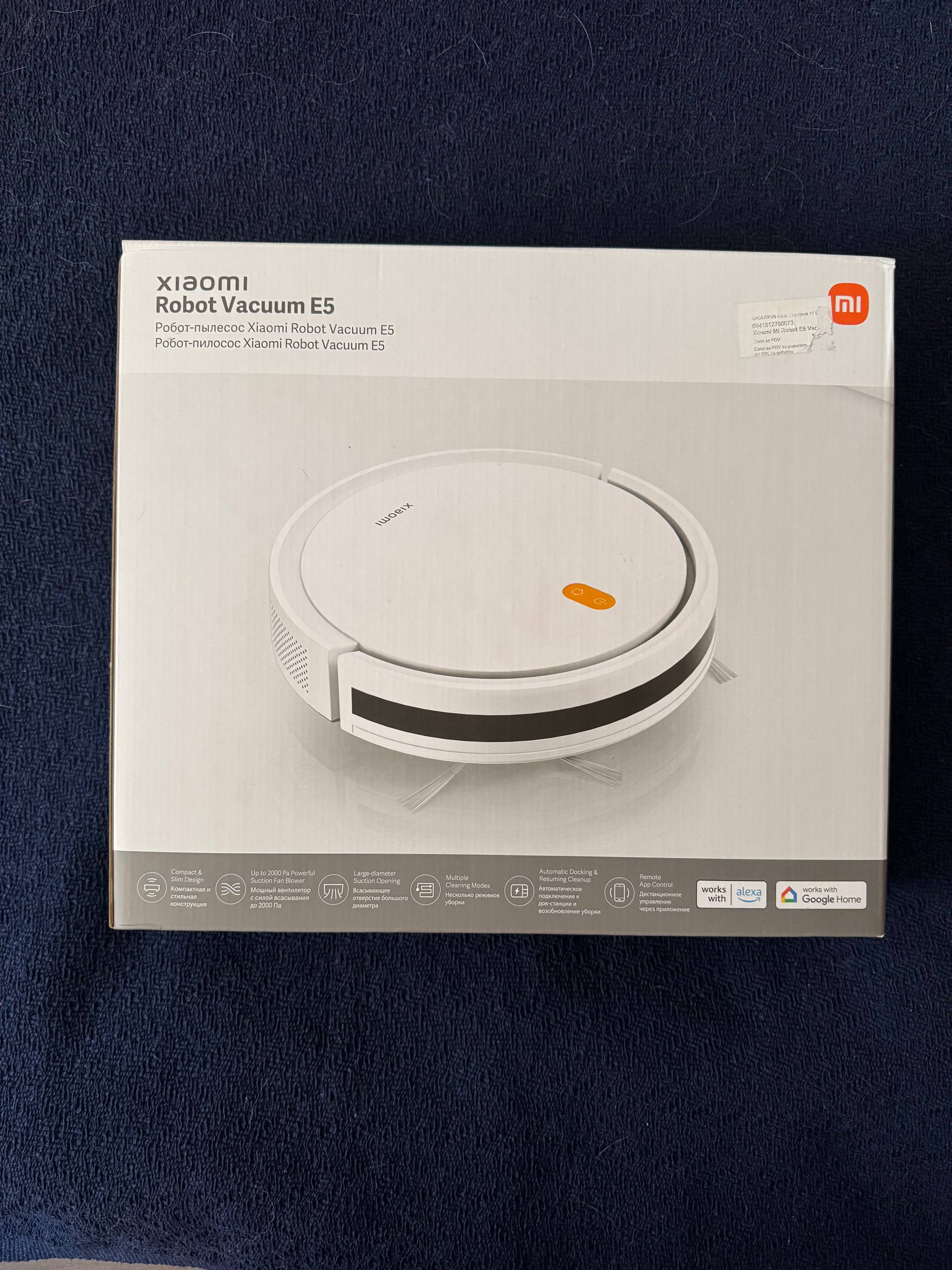 Robot usisivač Xiaomi E5 sa funkcijom pranja
