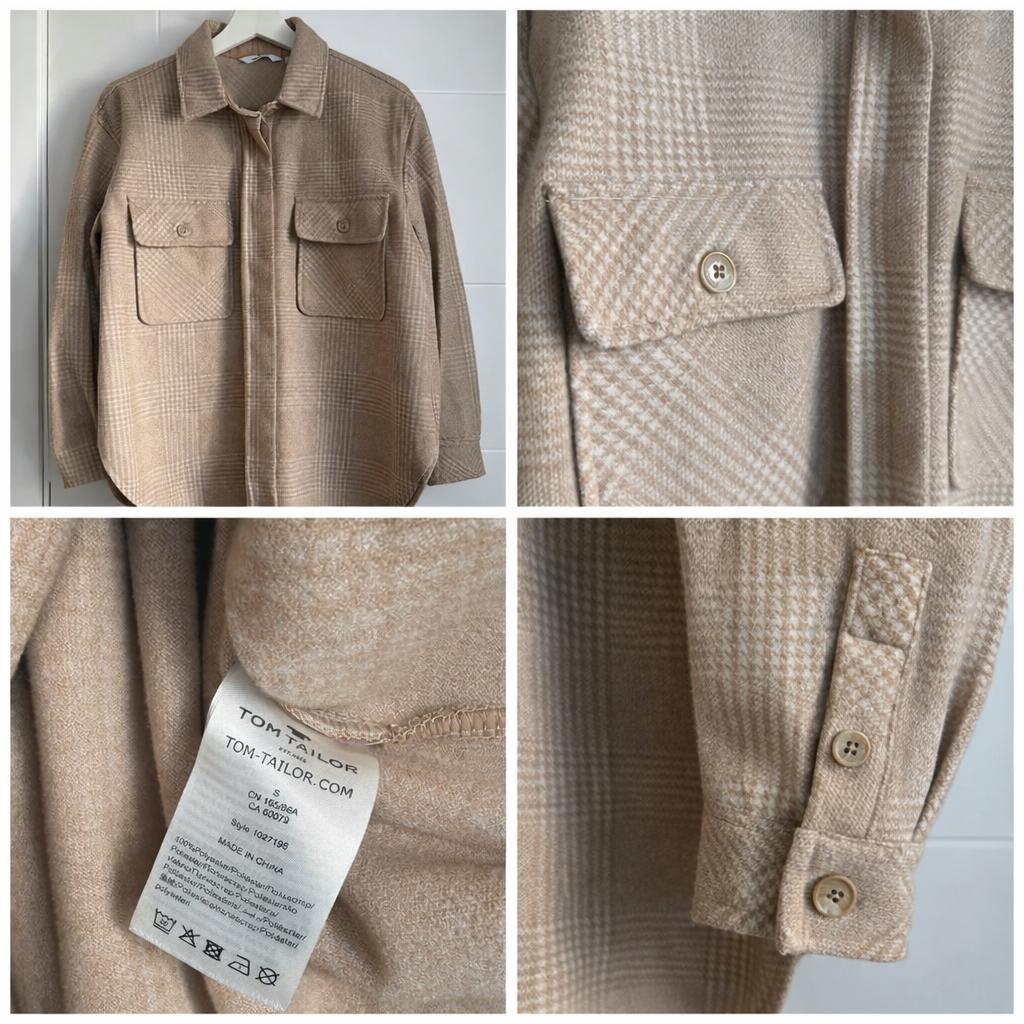 Теплая рубашка Tom Tailor и джинсовая куртка Levi’s Original Sherpa Trucker