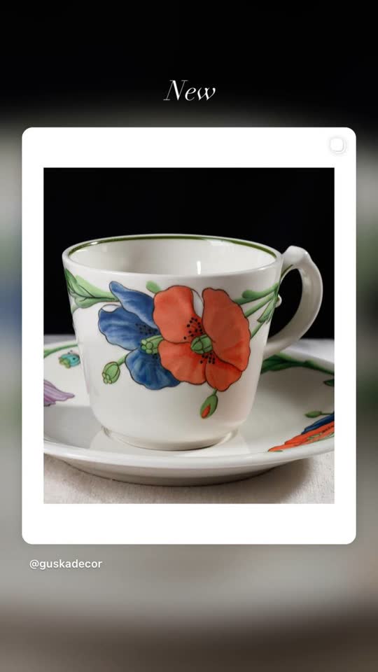 Чайная пара Villeroy Boch Napoli и другие винтажные изделия