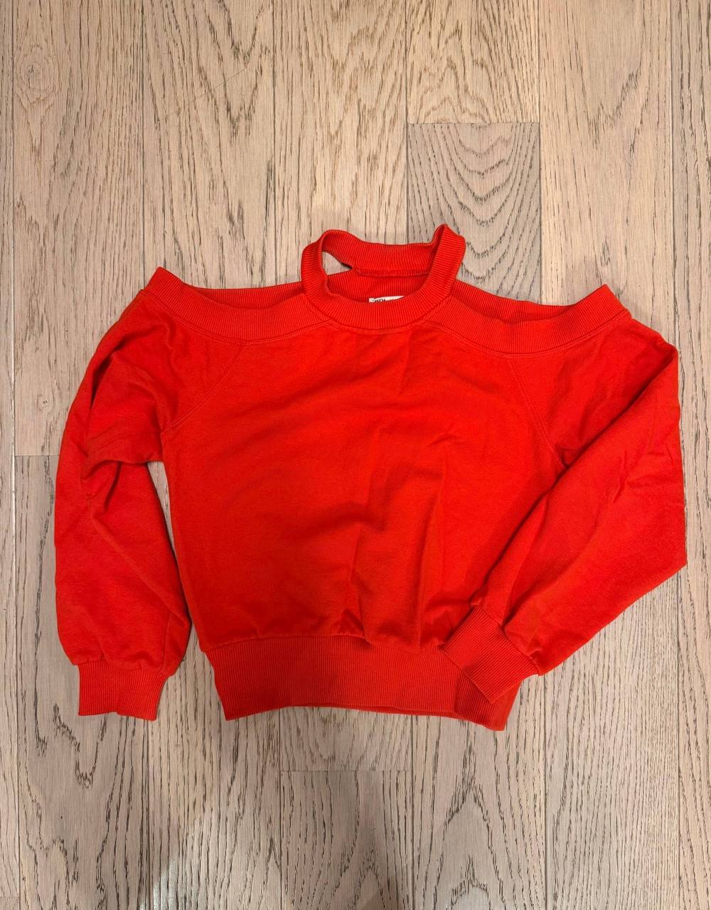 Толстовка Zara с открытыми плечами