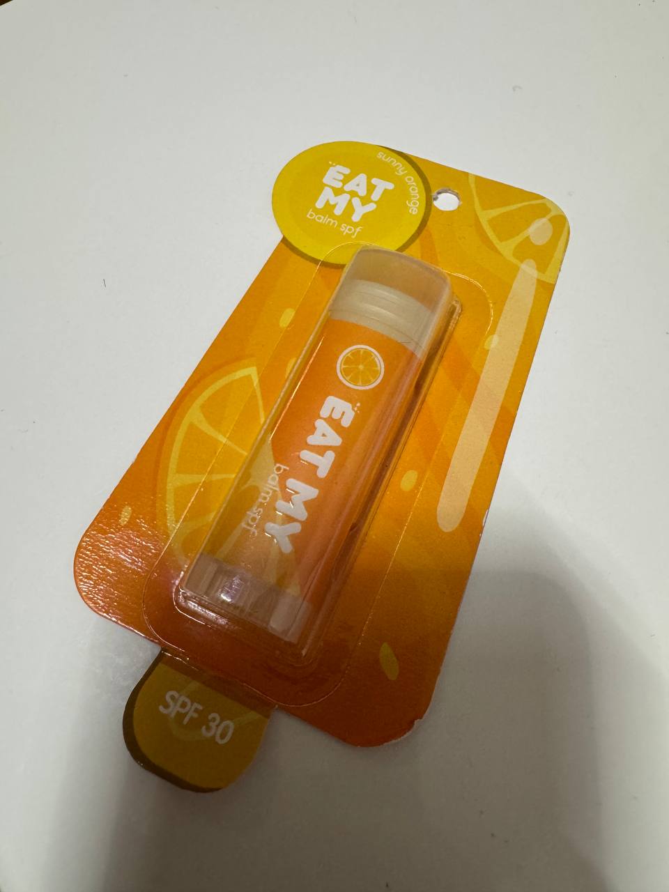 EAT MY Бальзам для губ c SPF 30 Апельсин, 5 г