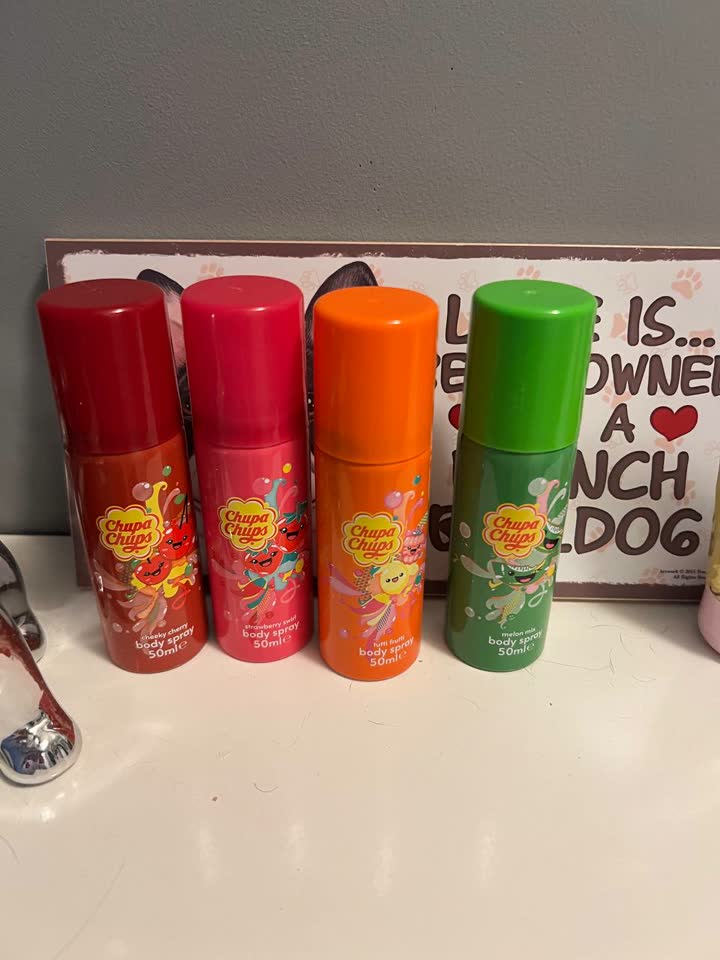 Набор ароматных body spray Chupa Chups, по 50 мл.