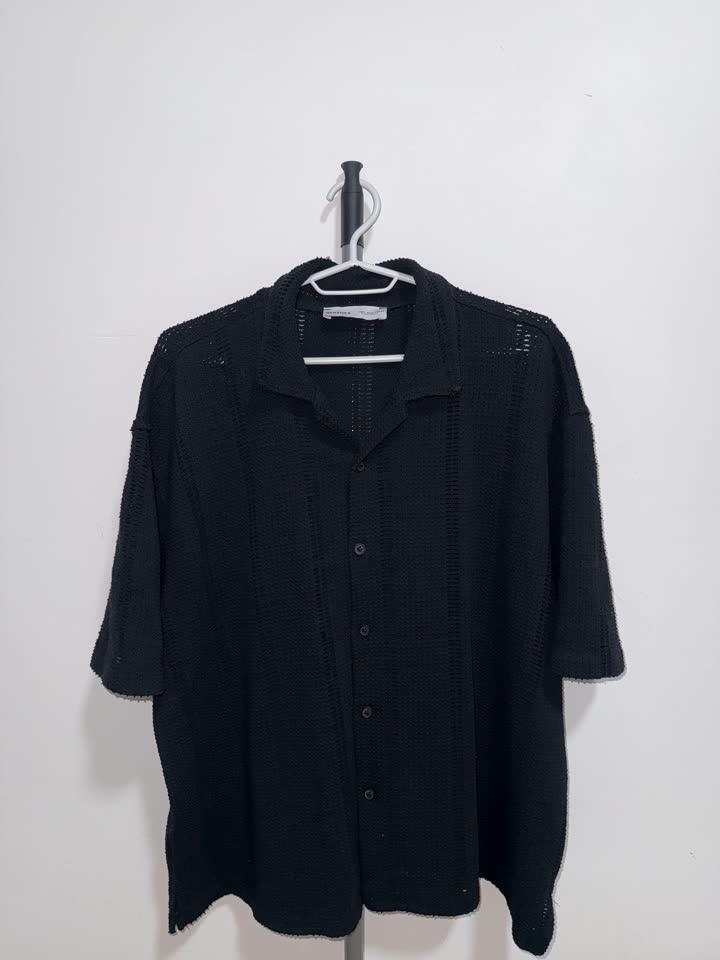 Вязаная рубашка Bershka