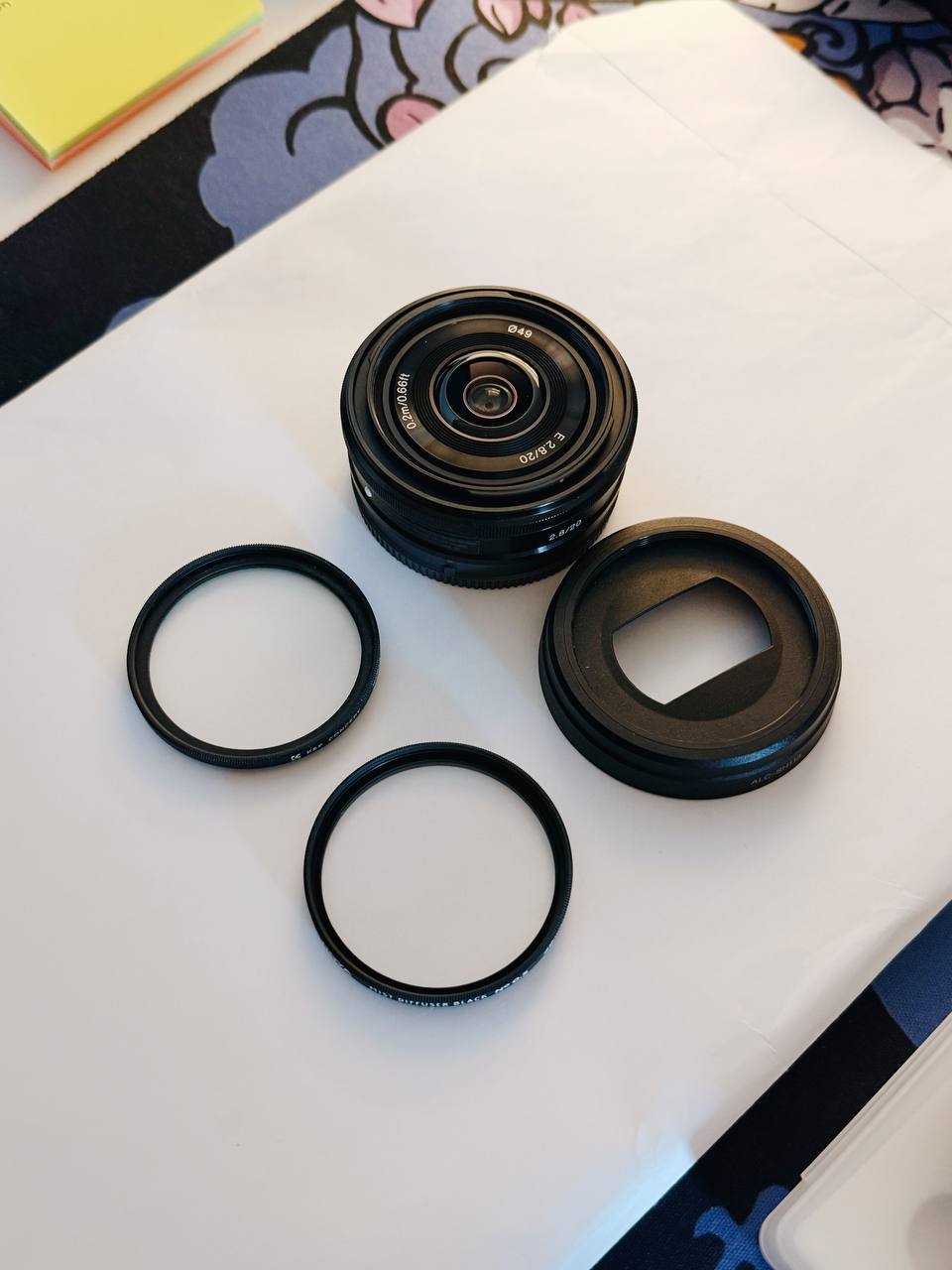 Sony 20mm F2.8 (SEL20F28, E-mount) + Black Mist 49мм