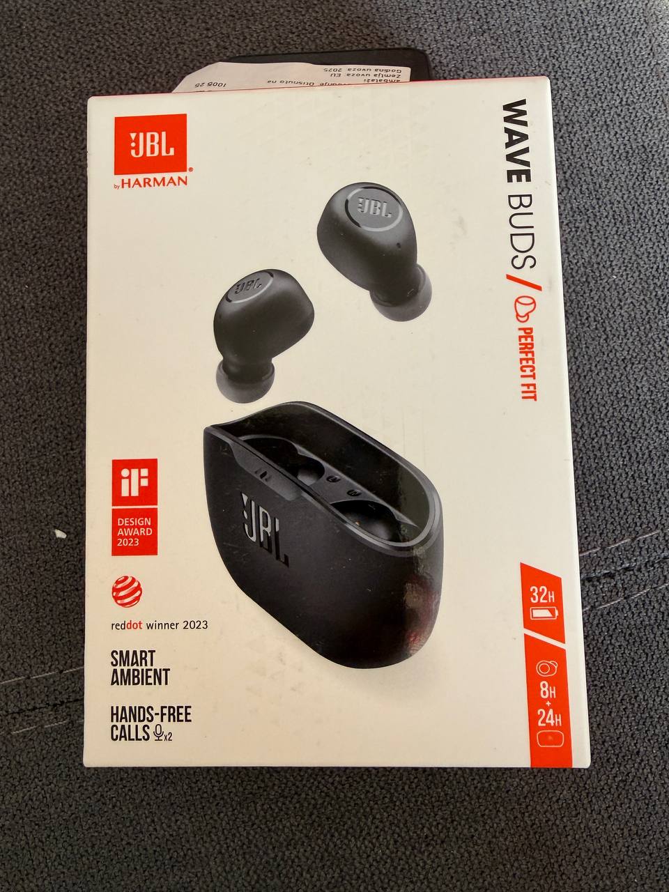 Новые запечатанные наушники JBL Wave Buds, 4000