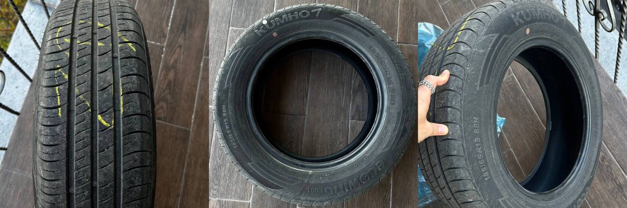 Prodajem set guma Kumho Ecowing ES 01 185/65 R15 88H