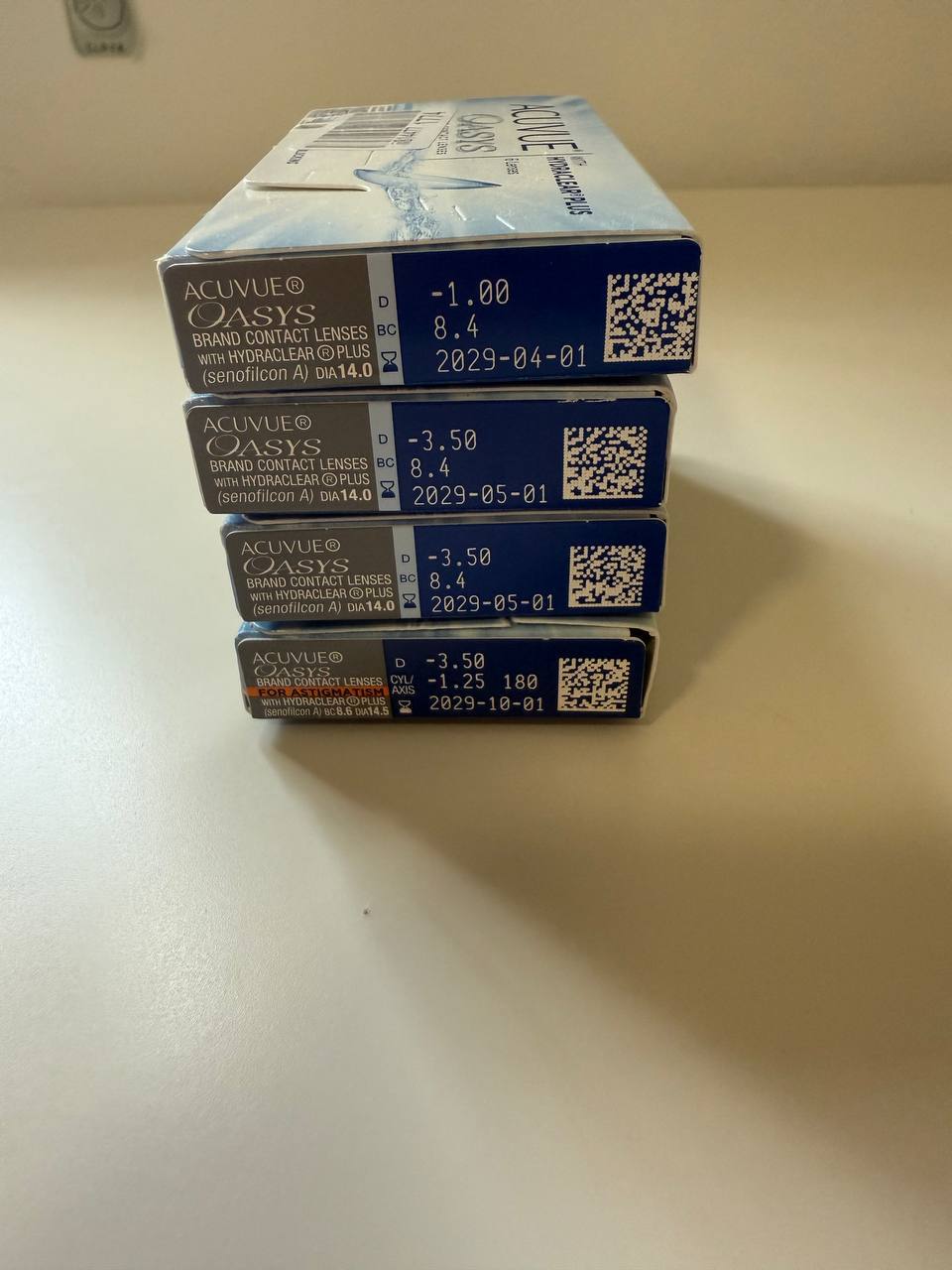 Линзы двухнедельные Acuvue Oasys