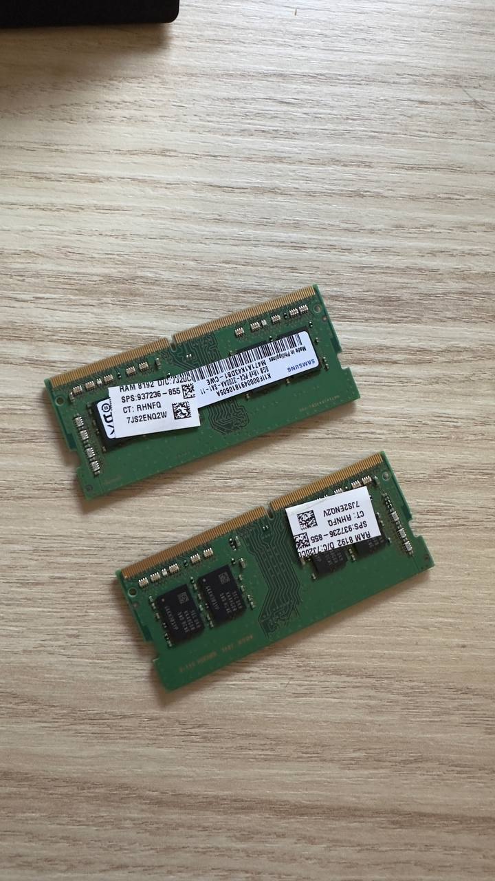 Samsung RAM memorije za laptop