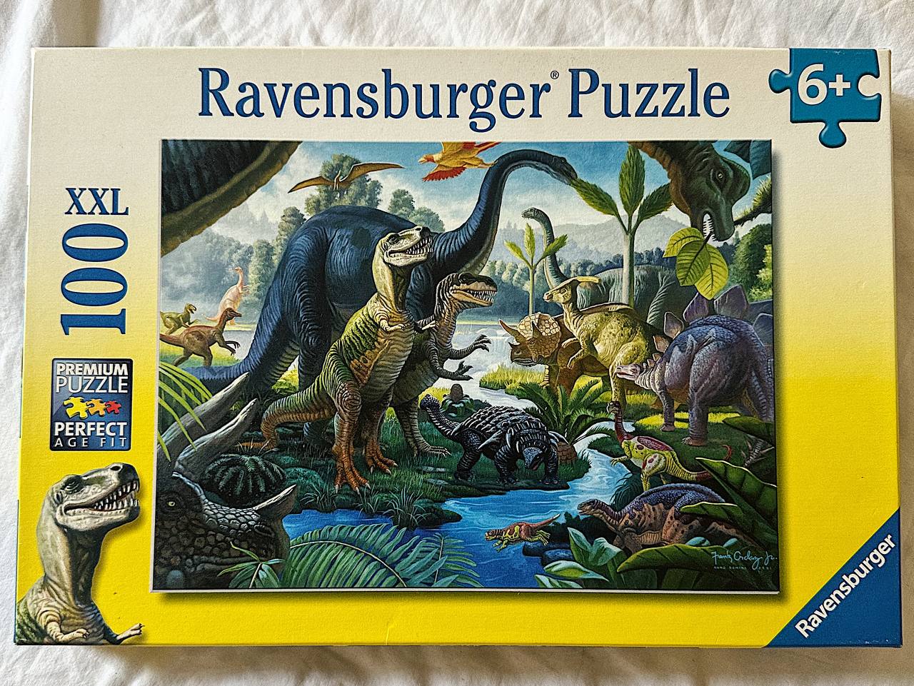 Ravensburger Puzzle 6+ Dinosaurusi, 100 XXL