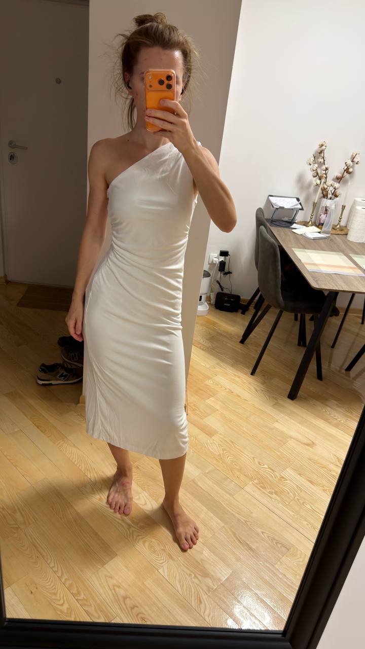 Белое платье Zara