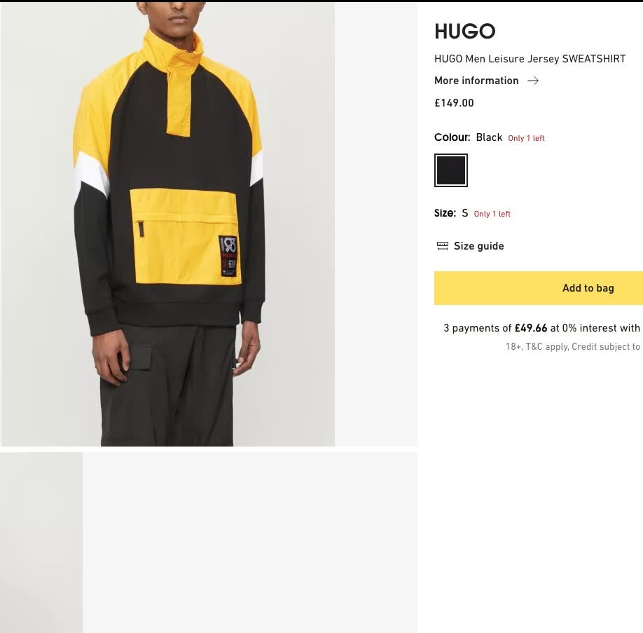 Толстовка Hugo Boss
