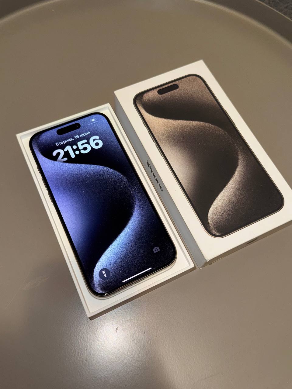 iPhone 15 Pro Natural Titanium 128GB