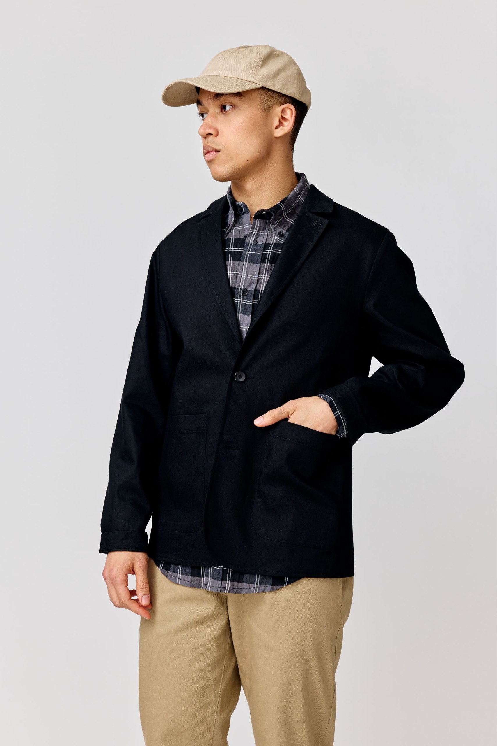 Продам новый мужской блейзер MAKIA Beacon (Финляндия), black, M, не ношен. Smart-casual / te