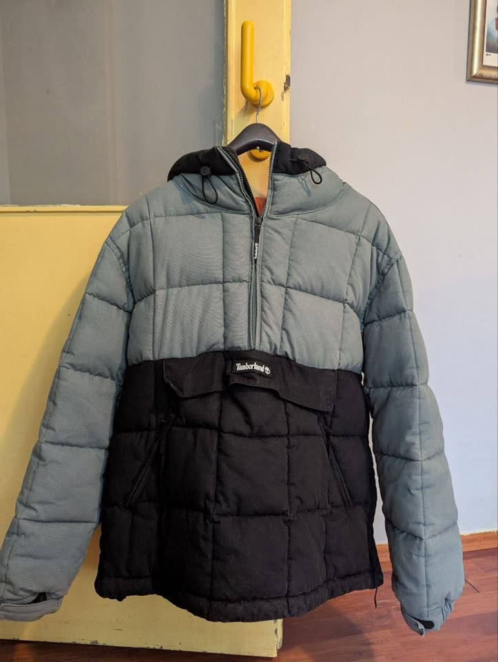 Зимний анорак Timberland, пальто Zara, полупальто Zara