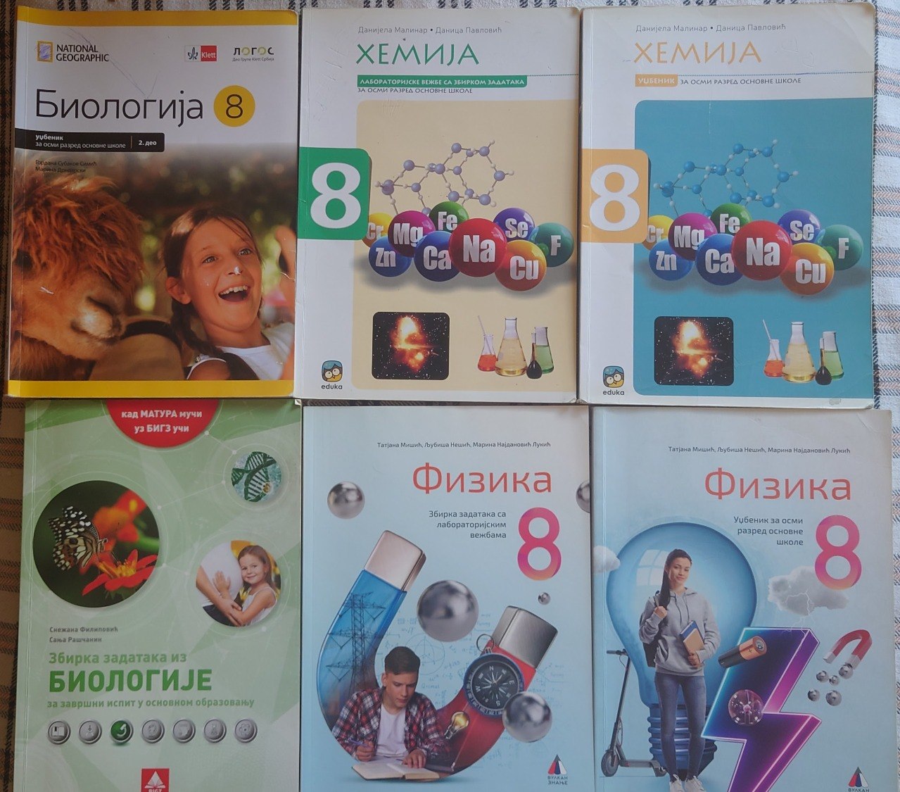 Учебники и пособия основной школы