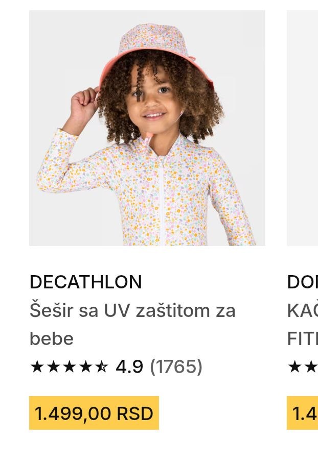 Nova panama iz Decathlon-a sa zaštitom od sunca