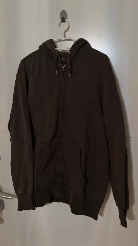 Худи Uniqlo, темно-зеленое, XL (58)