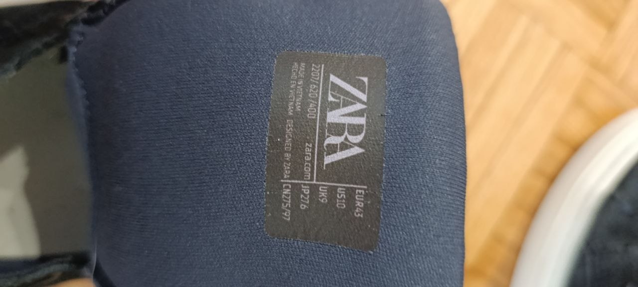 Мужская обувь Zara 43 размер
