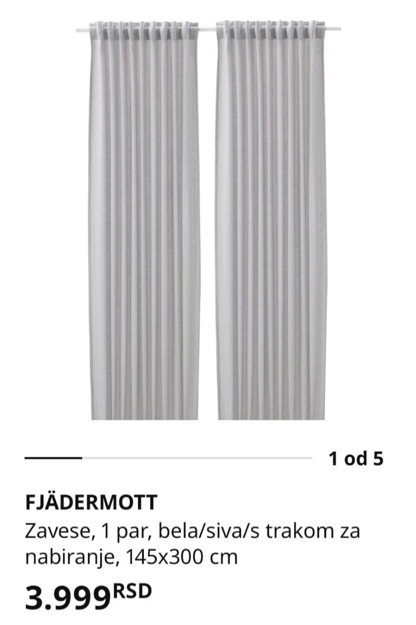 Шторы из IKEA