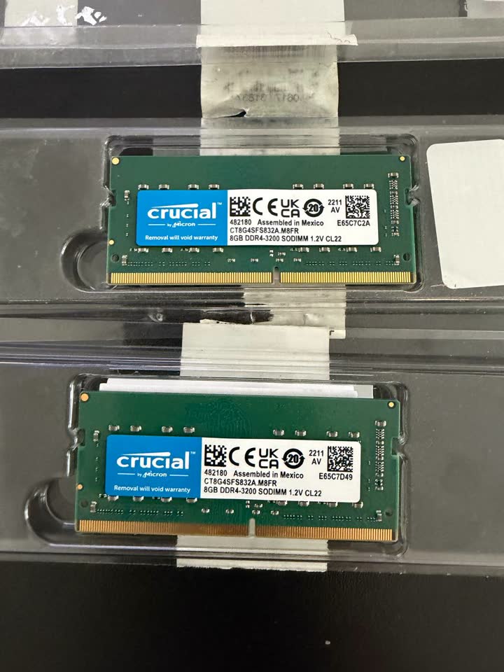 Crucial 8GB DDR4-3200 SODIMM