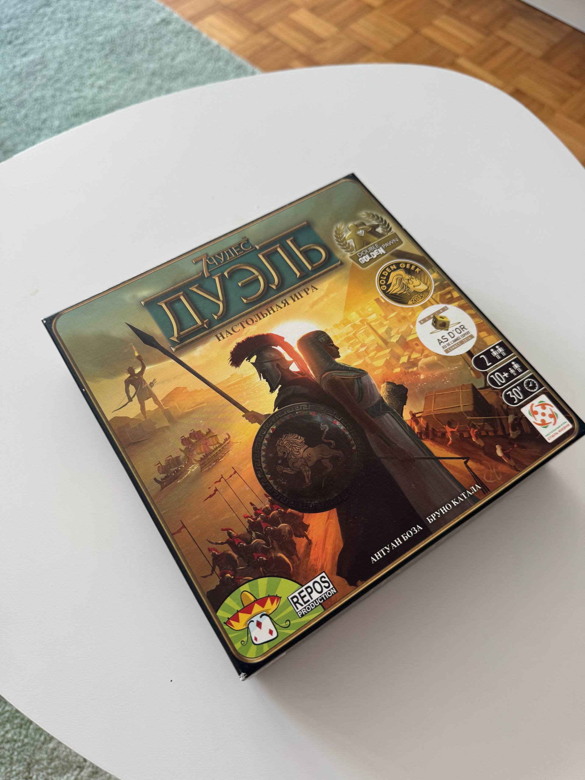 Настольная игра Дуэль, 7 чудес света