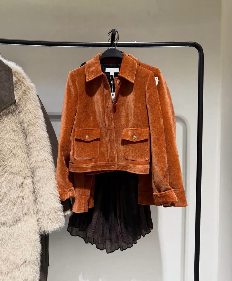 Бархатный жакет Zara с подплечниками