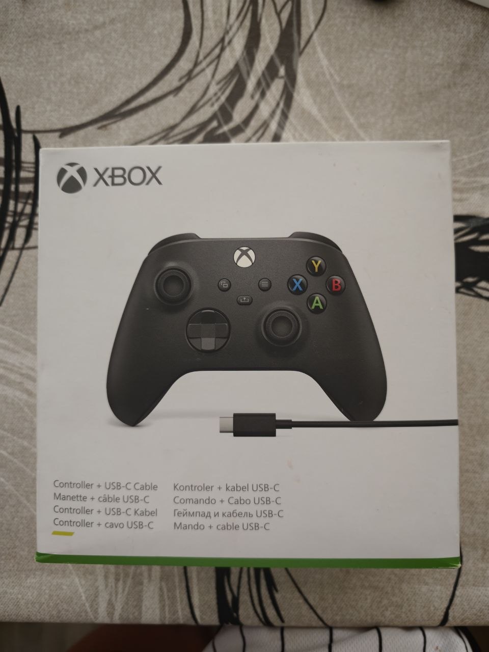 Gamepad XBOX ONE Series X|S Wireless Controller + Cable - Carbon Black