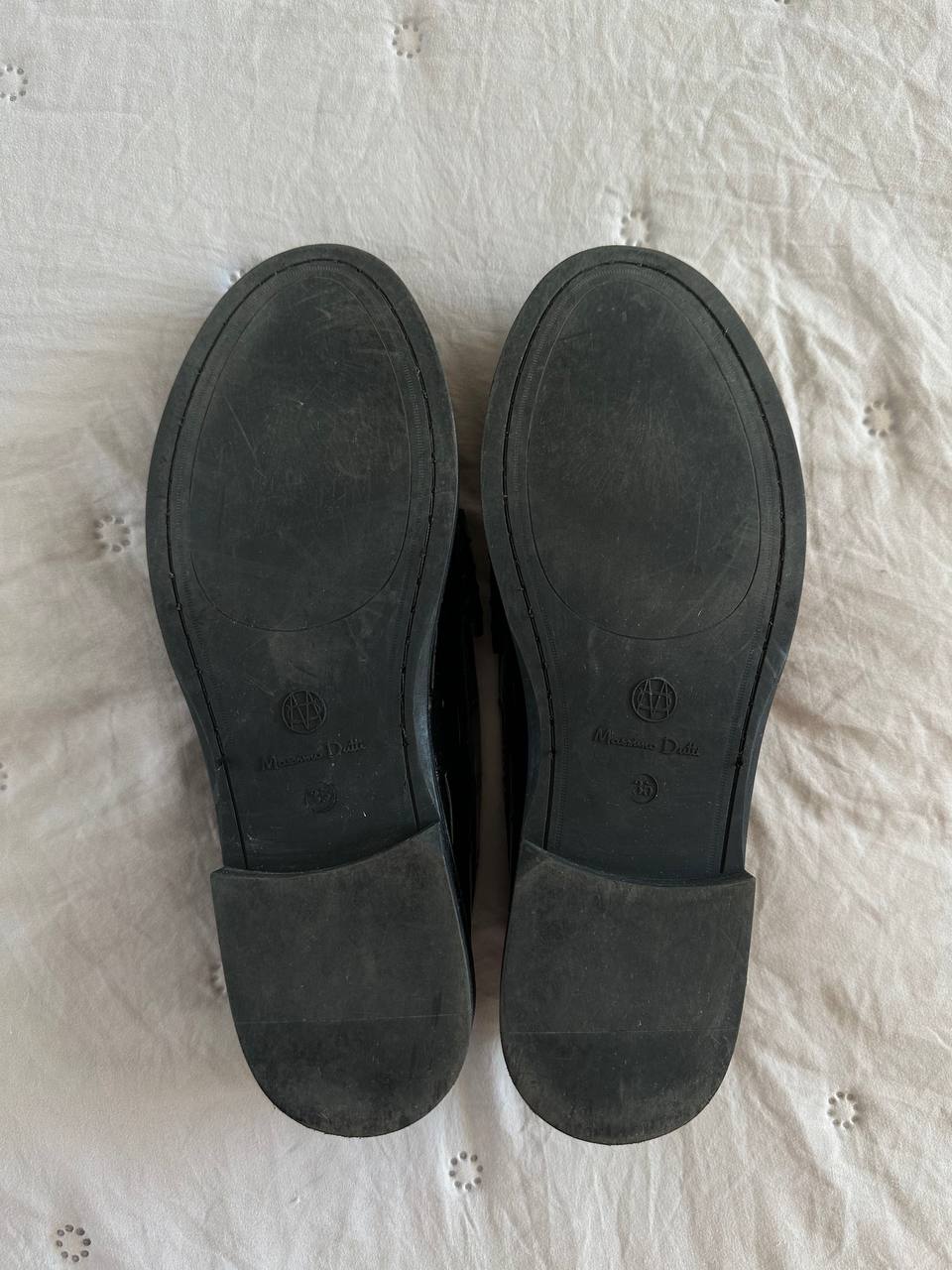 Massimo Dutti crne loaferice, koža, stanje kao nove