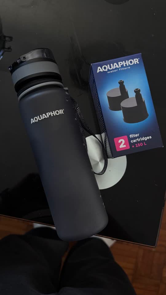 Бутылка для воды Aquaphor с фильтром + 2 сменных фильтра для неё