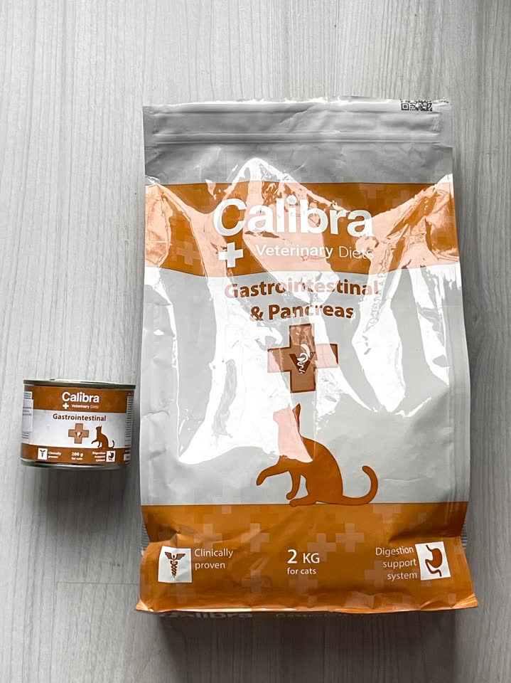 Calibra Veterinary Diets Cat Gastrointestinal & Pancreas 2kg + мягкий корм 200g