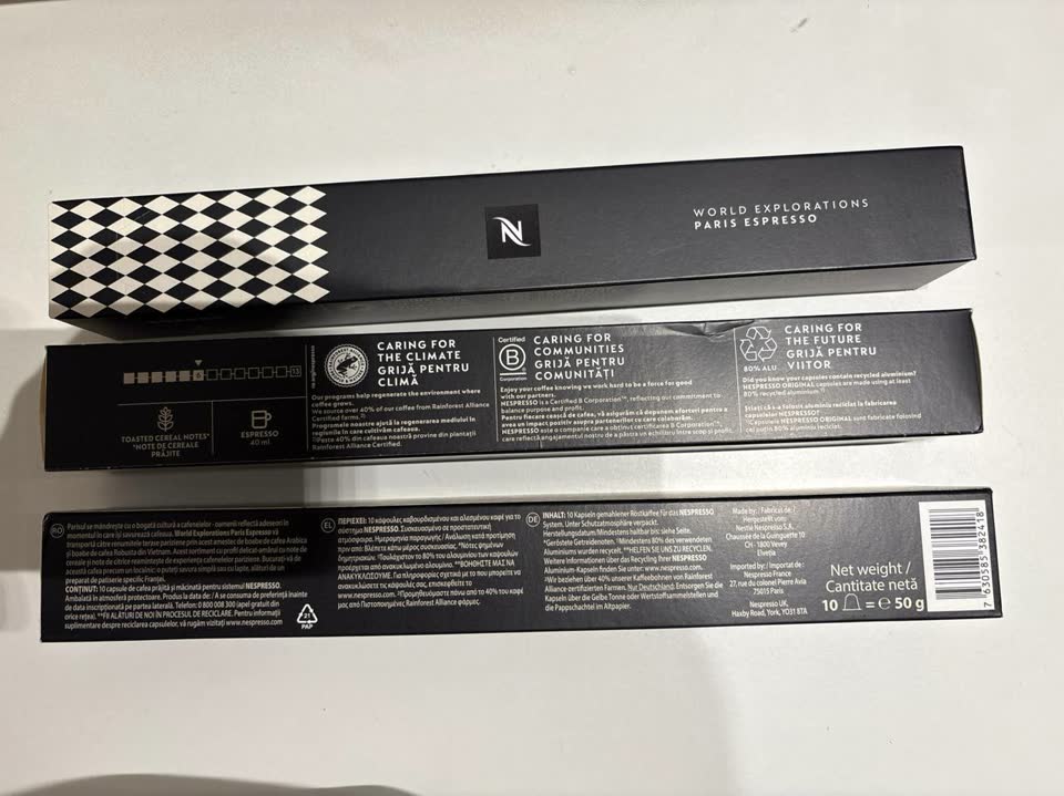 оригинальные капсулы Nespresso (Paris)