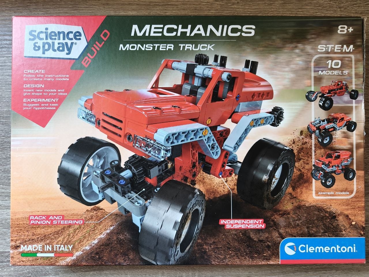 Italijanski konstruktor Clementoni Science and Play Mechanics Monster truck